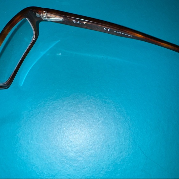 Ray-Ban RB5114 2044 Eyeglasses Frames Brown Tortoise Rectangular Logos 52-16-135 - Picture 3 of 8
